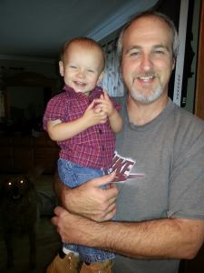Bentley and Grandpa Gary